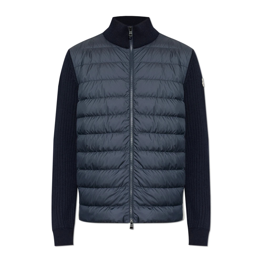 Moncler Padded Wool Zip-Up Cardigan für Men in Blue in Size: M - Bild 3