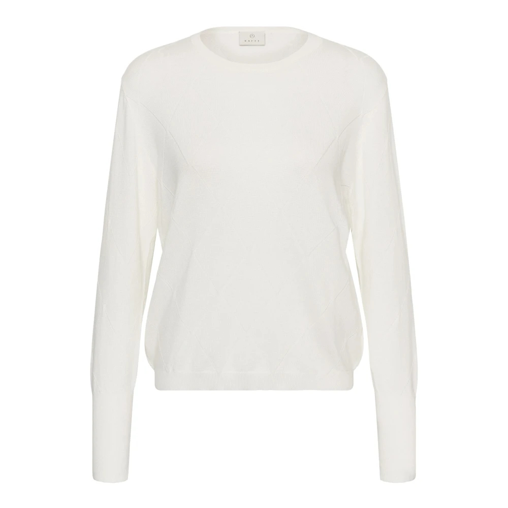 Kaffe , Damen, Strickwaren, Weiß, 2XL - Bild 4
