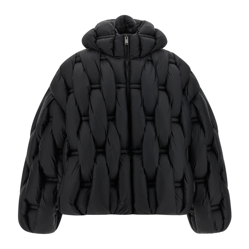 Raxxy Herren Schwarz - Braided 3D Daunenjacke - Jackets - K - S