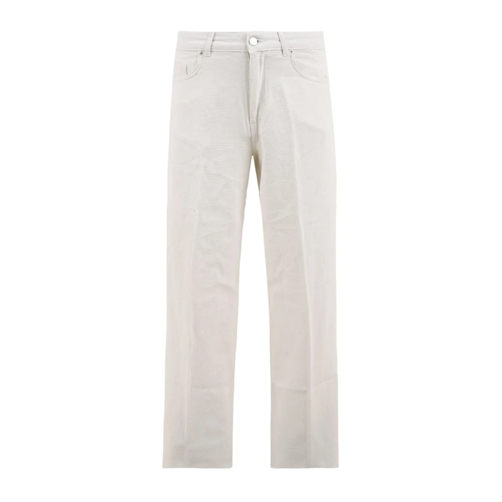 Siviglia Damen Weiß - Anna Armor Panama Old Pant - Jeans - W28