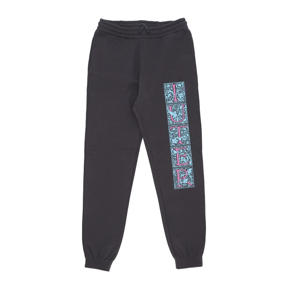 Iuter Herren Schwarz - Fleece-Trainingshose Asphalt - Trousers - K - Xl