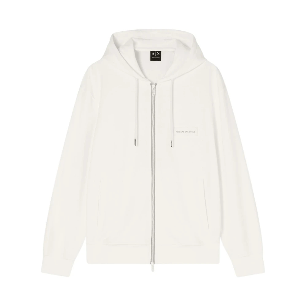 Armani Exchange Herren Beige - Zip-Through Hoodie - Sweatshirts & Hoodies - Xl