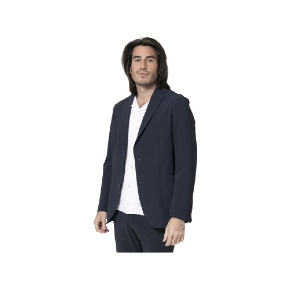 Rrd Herren Blau - Technical Fabric Blazer - Jackets - M