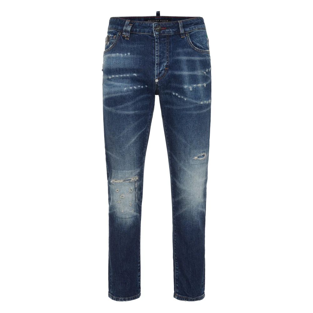 Philipp Plein Herren Blau - 5-Pocket Skinny Jeans - Jeans - W32