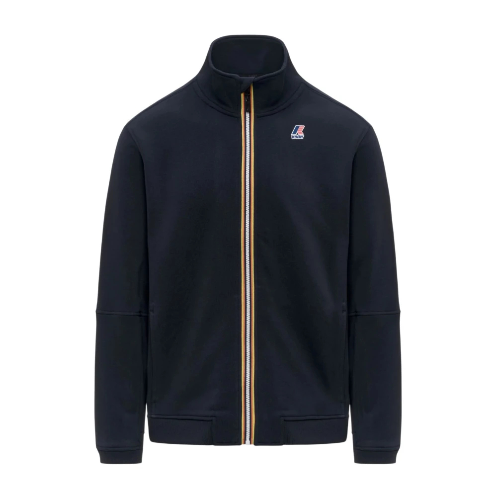 K-Way Herren Blau - Pepin Zip-Through Jacke - Sweatshirts & Hoodies - M