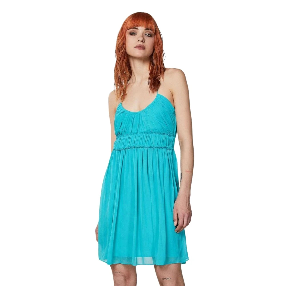 Patrizia Pepe Damen Blau - Dazzle Kurzes Kleid - Dresses - M