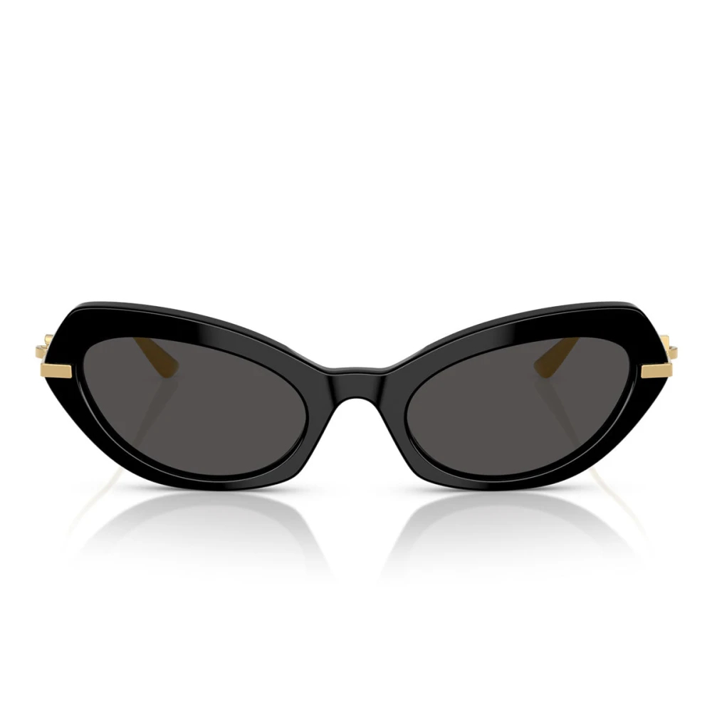 Dolce & Gabbana Unisex Schwarz - Cat-Eye Sonnenbrille - Accessories - K - 52 Mm