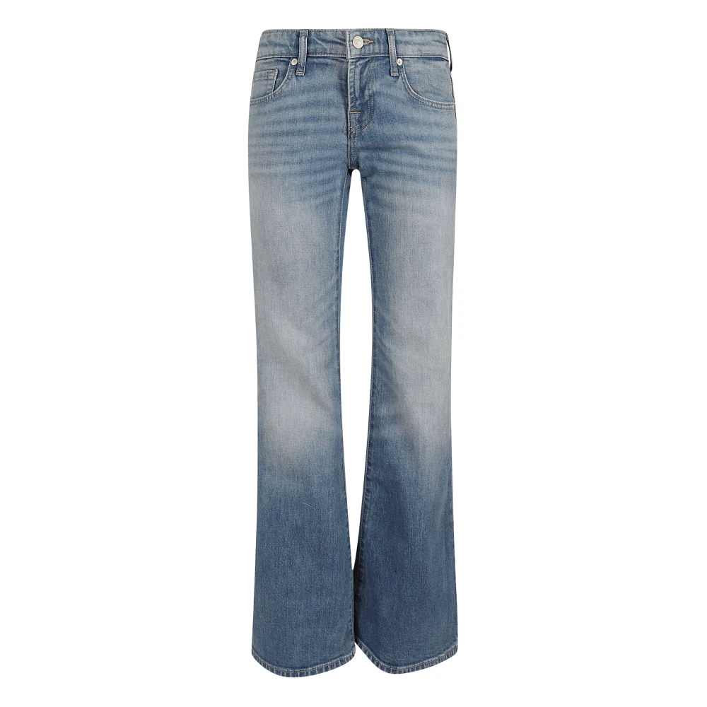 7 For All Mankind - Low-Rise Flare Jeans - Jeans - Damen - Blau - W28