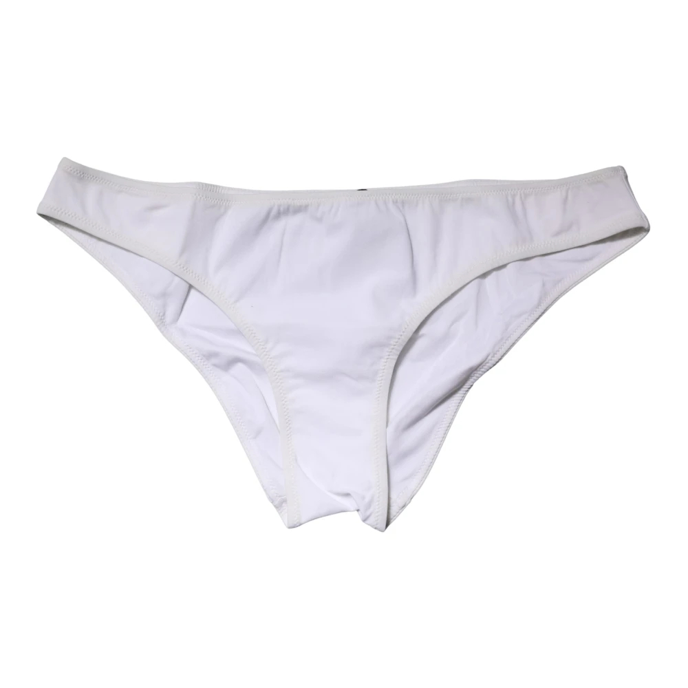 Dolce & Gabbana Damen Weiß - Mid Waist Brief Panty - Underwear - S
