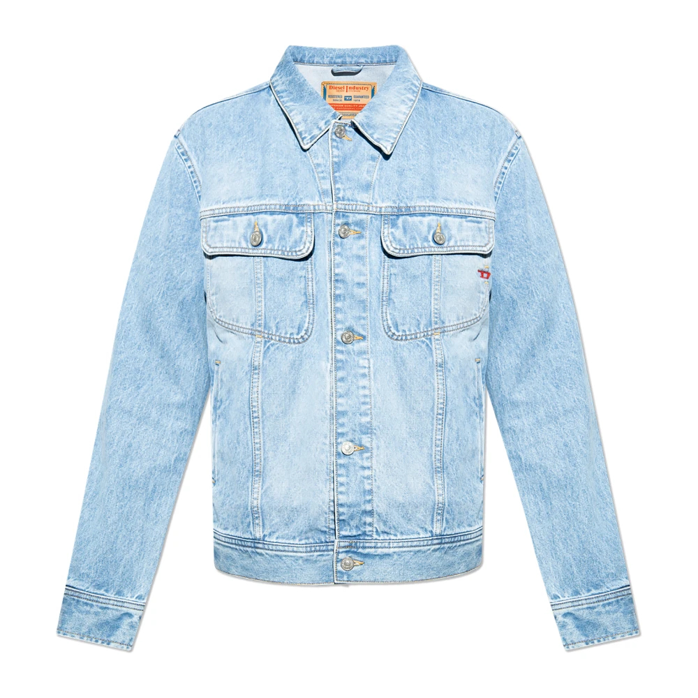 Diesel Herren Blau - D-Barcy Jeansjacke - Jackets - S