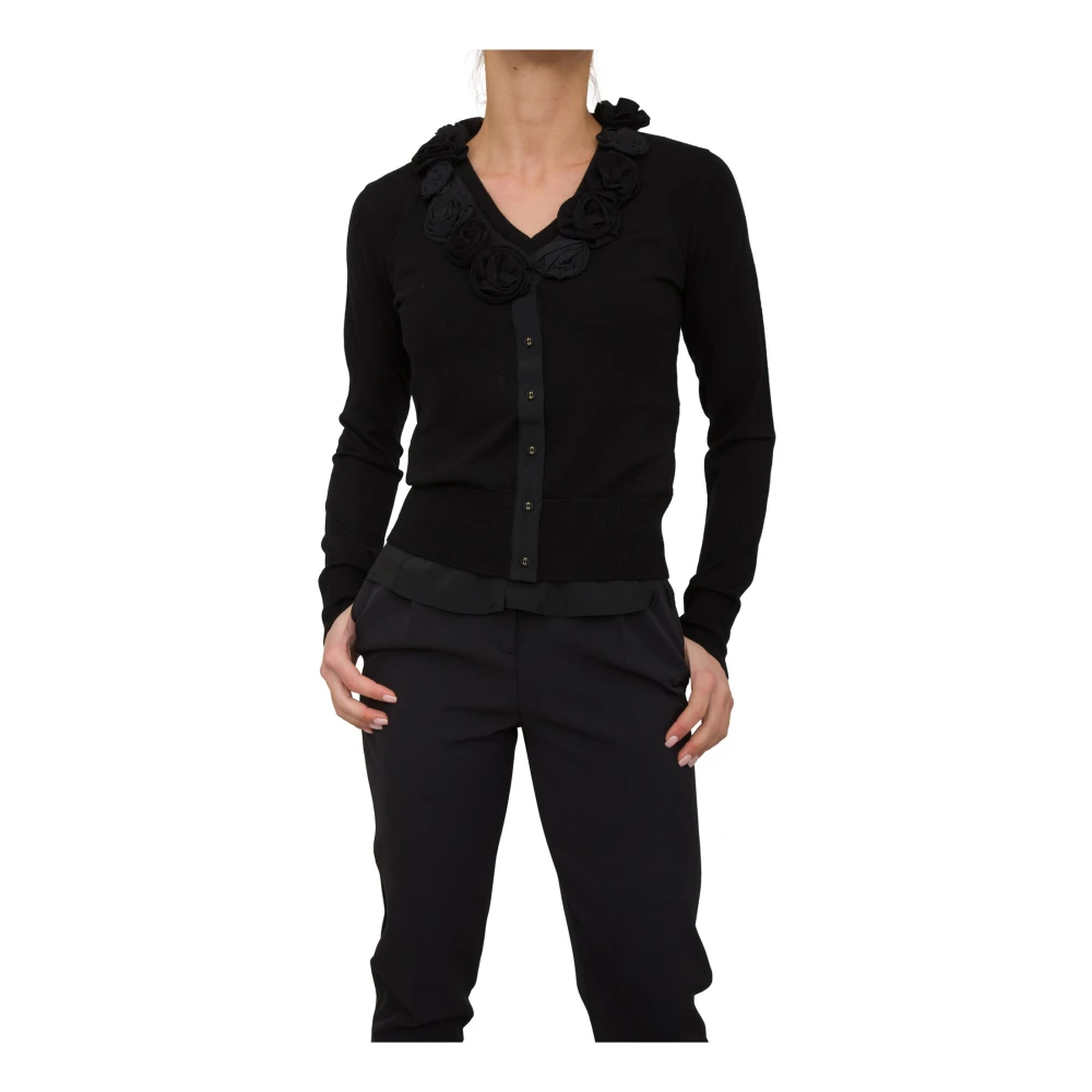 Blugirl Damen Schwarz - Er Strickpullover - Knitwear - K - S
