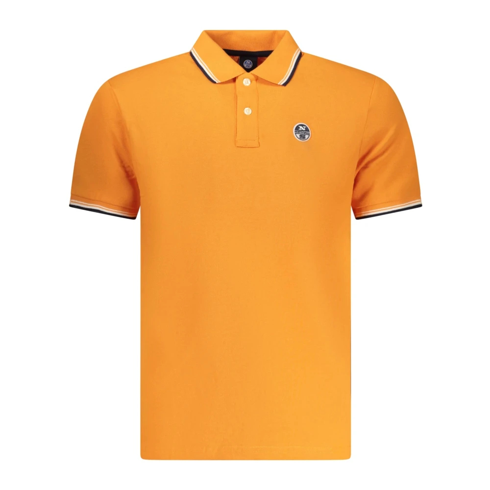 North Sails Herren Orange - Kurzärmeliges Poloshirt - Tops - 2XL