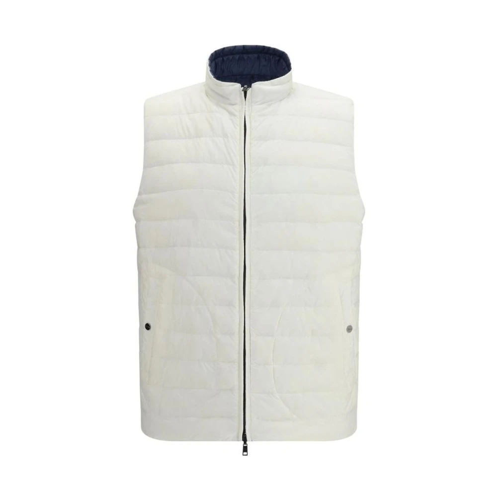 Herno Herren Weiß - Ärmellose Polyamidjacke - Jackets - 2XL