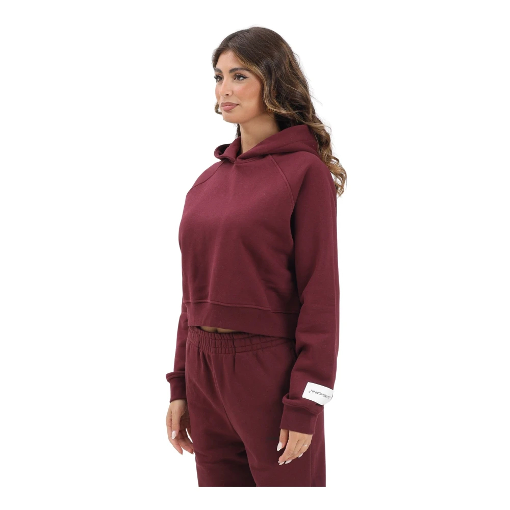 Hinnominate Damen Rot - Cropped Kapuzenpullover - Sweatshirts & Hoodies - S