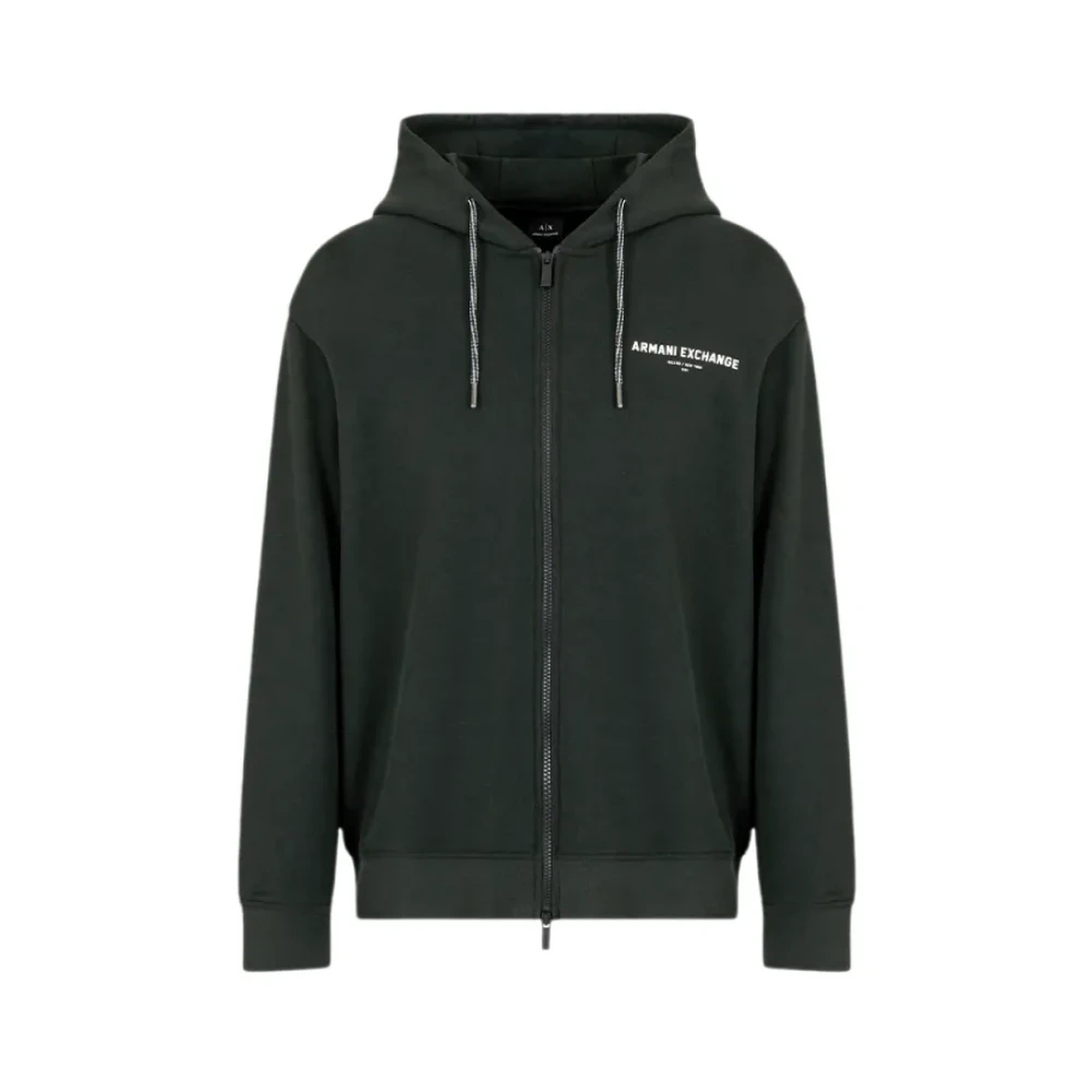 Armani Exchange Herren Schwarz - Anthrazit Kapuzenpullover - Sweatshirts & Hoodies - K - M