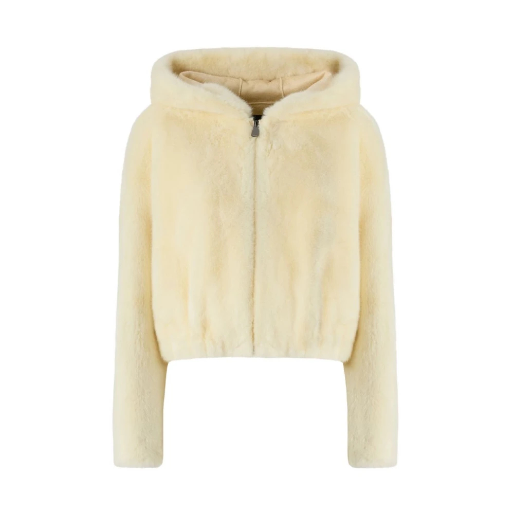 Pinko - Gasteria Kunstpelzjacke - Jackets - Damen - Gelb - S