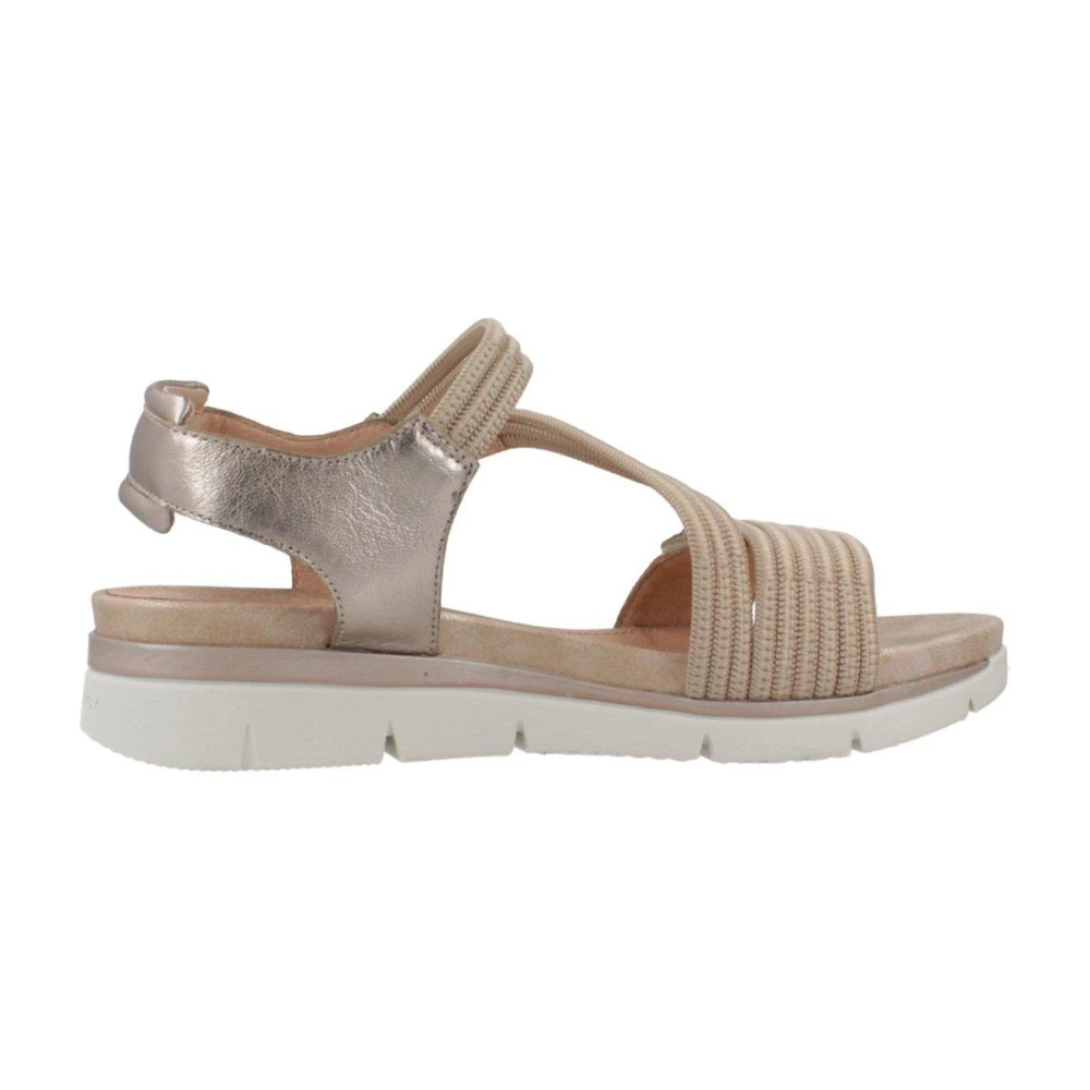 Stonefly Damen Gelb - Elastische Flache Sandalen - Shoes - 37 Eu