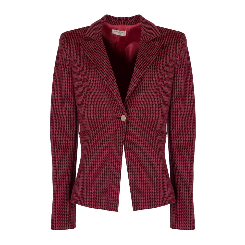 Liu Jo Damen Rosa - Klassischer Blazer - Jackets - L