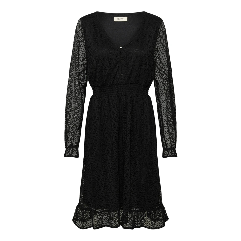 Cream Damen Pitch Schwarz Midikleid "Damen Kleid Crdanika" erhältlich in Größe von Baur - Bild 4