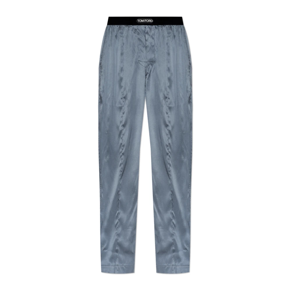 Tom Ford Herren Grau - Seiden-Pyjamahose - Nightwear & Lounge - Xs