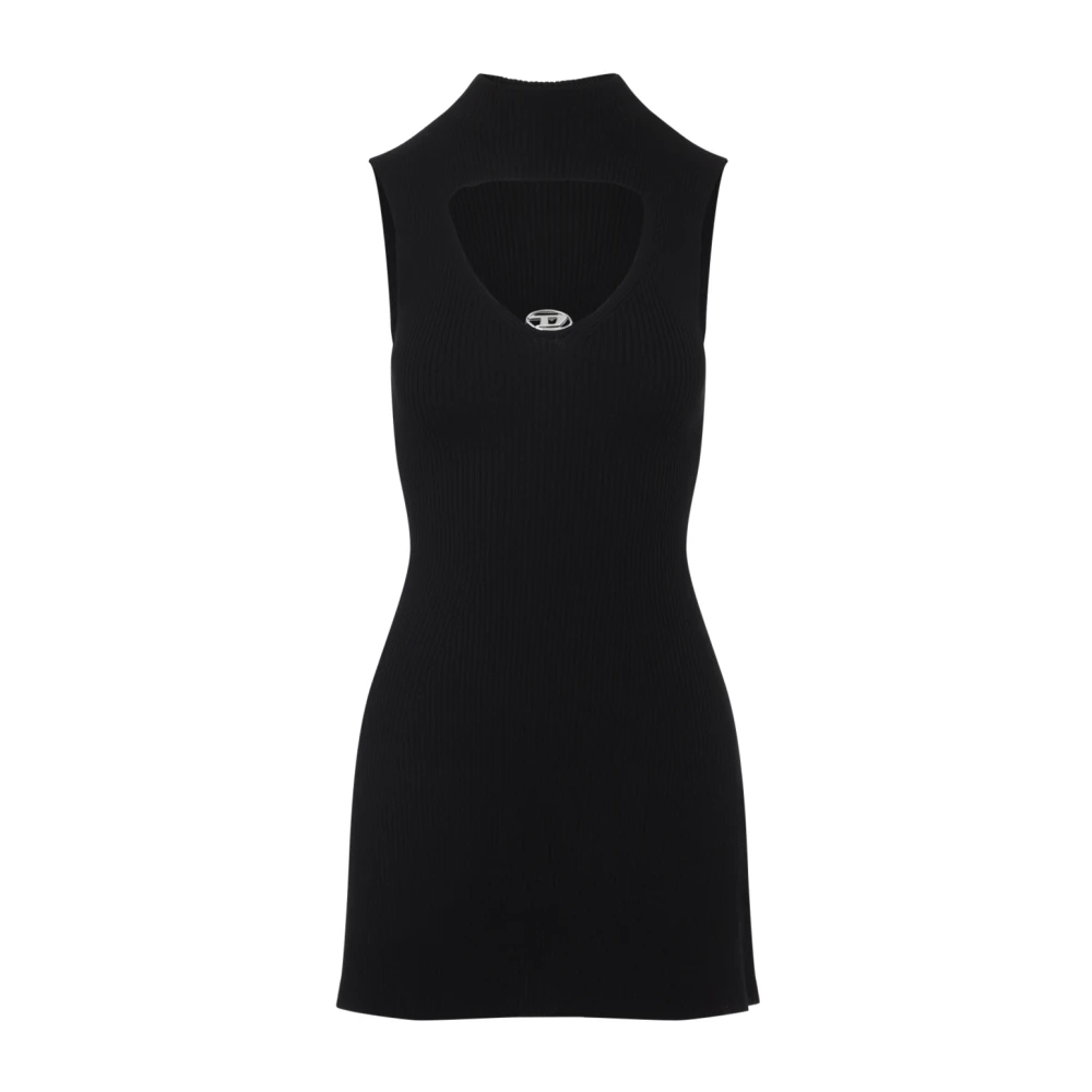 Diesel Damen Schwarz - Elegantes Kurzes Kleid - Dresses - K -2Xs