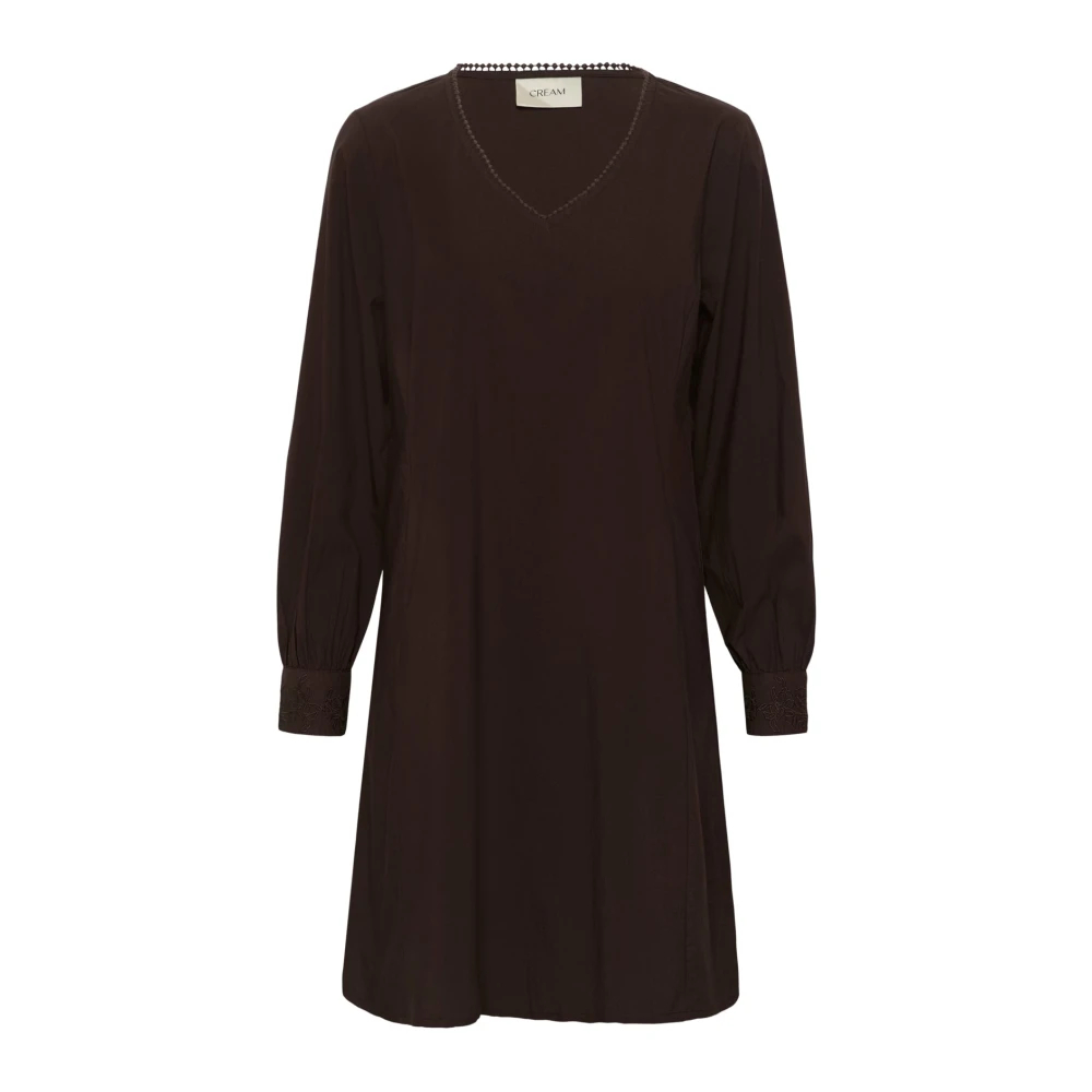 VAN GRAAF Cream Damen Schoko Kleid Crleli Baumwolle Braun, Größe 42 - Bild 3