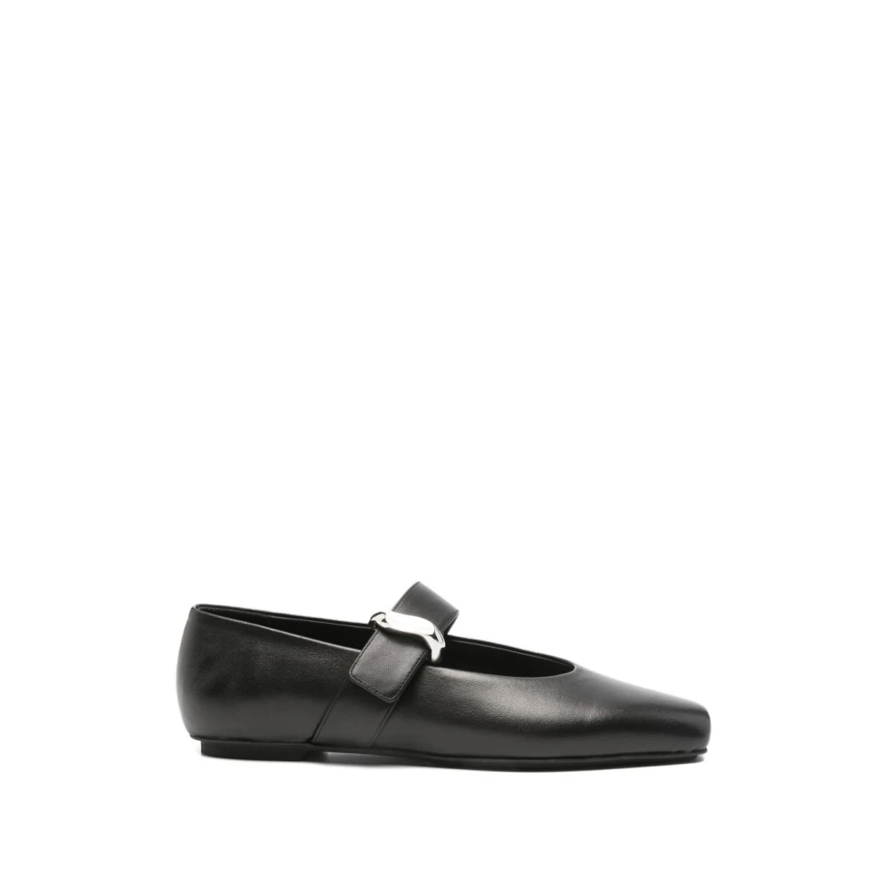 Emporio Armani Damen Schwarz - Exklusive Ballerina - Shoes - K -39 Eu