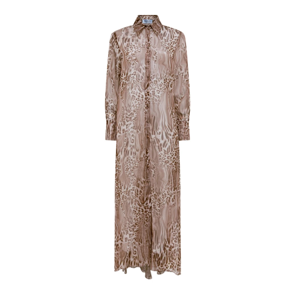 Blugirl Damen Braun - Maxi Camicia - Dresses - M