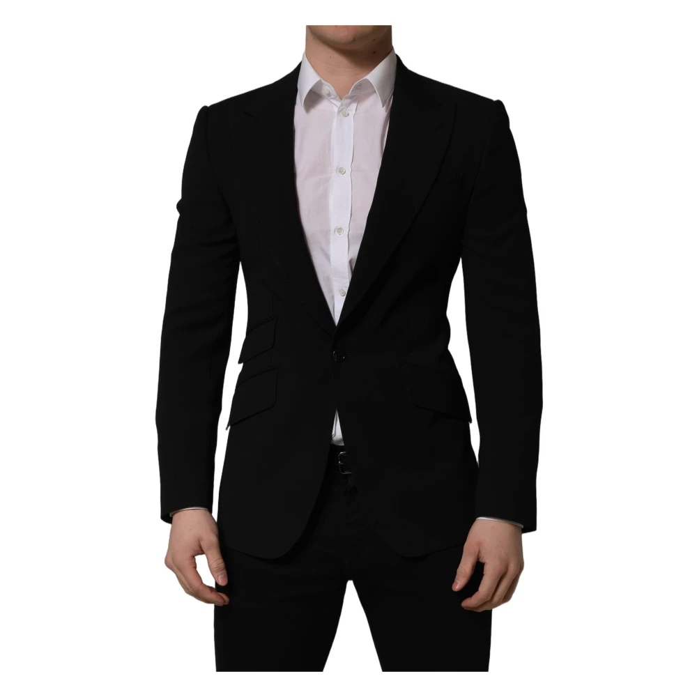 Dolce & Gabbana Herren Schwarz - Blazer Anzug - Jackets - K - S