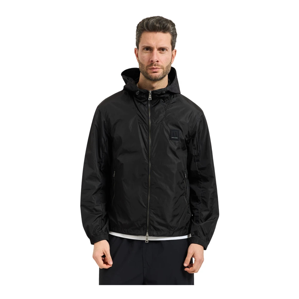 A|X Armani Exchange Herren Schwarz Für Xm000342af12285uc001 Blousonjacke (L), Lässig, Polyamid - Bild 3