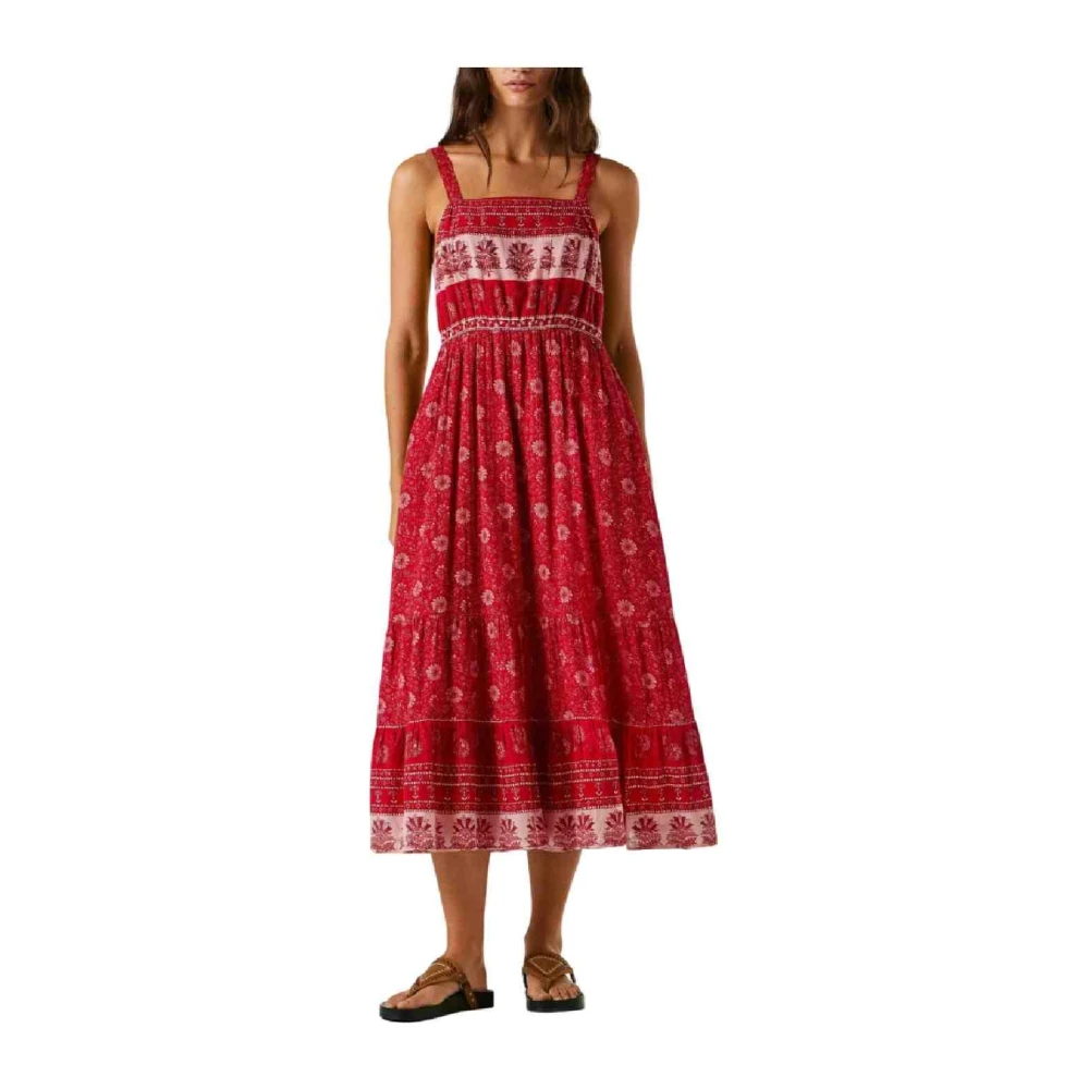 Pepe Jeans , Damen, Kleider, Rot, L - Bild 4