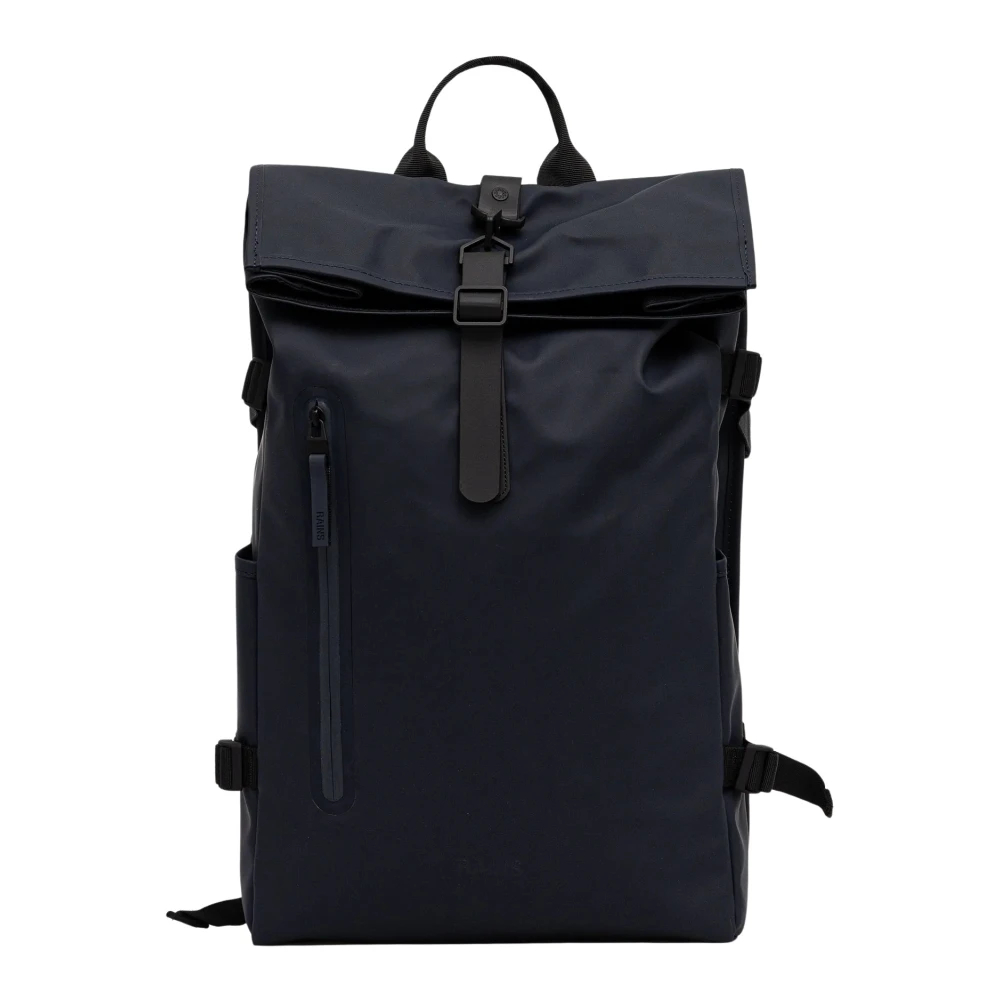 Rains - Rolltop Rucksack Large - Bags - Herren - Blau - One Size - Bild 7