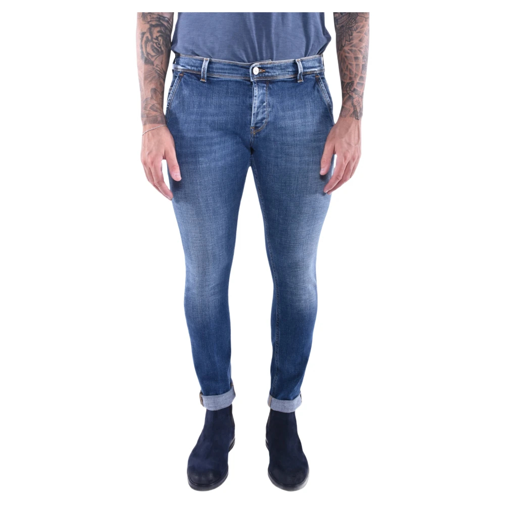 Dondup Herren Blau - Skinny Fit Niedrige Taille E Jeans - Jeans - W36