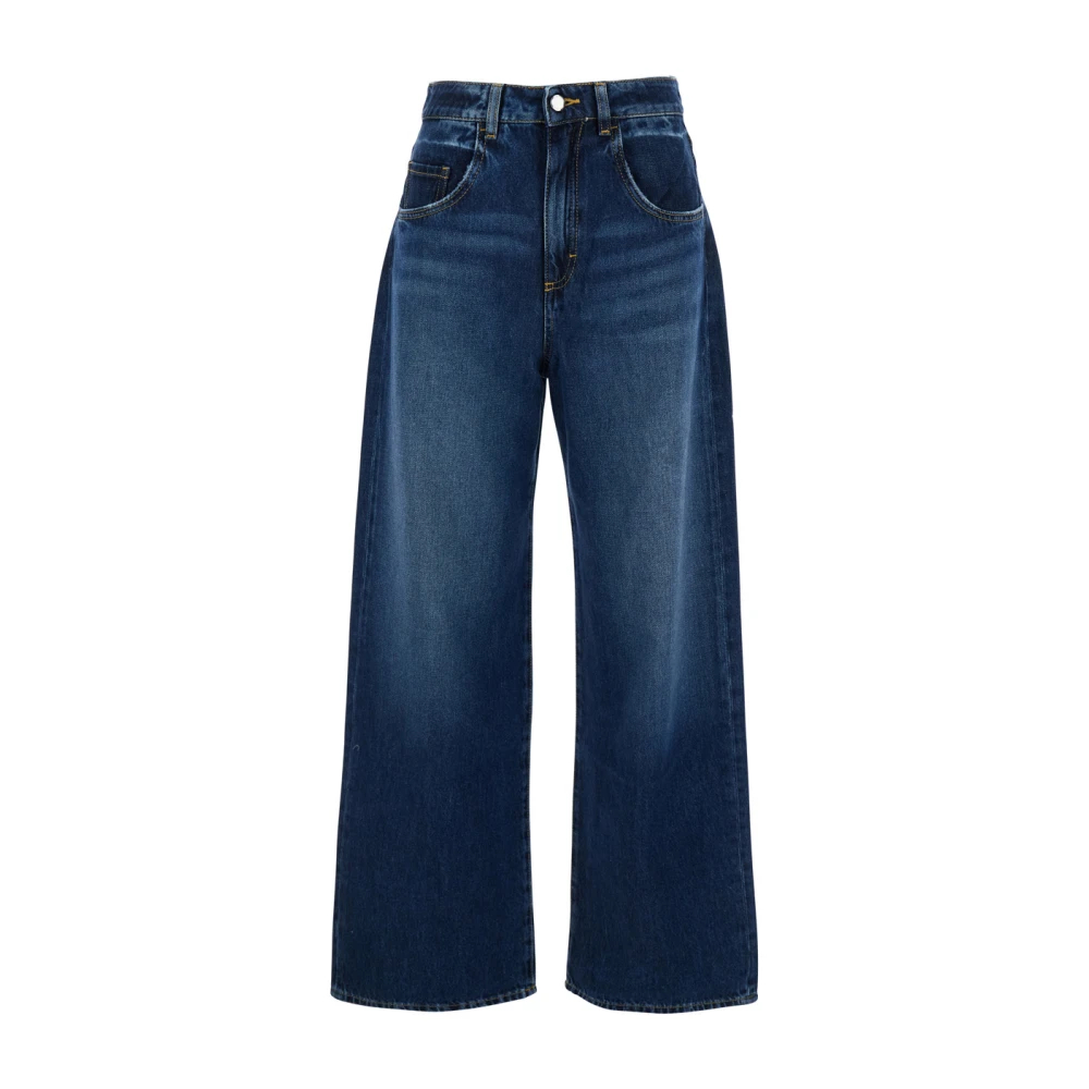 Icon Denim Damen Blau - Poppy E Jeans Mit Logo-Patch - Jeans - W25