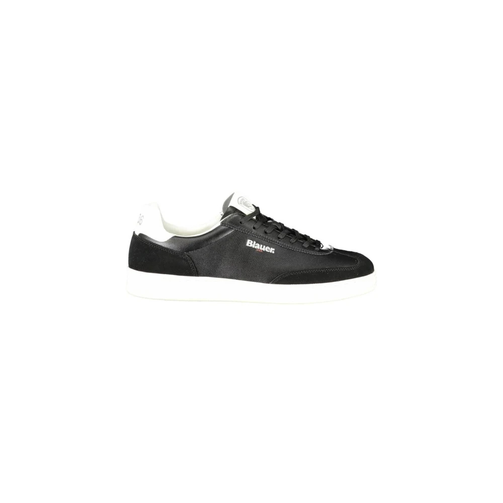 Blauer Polyurethan Herren-Sneaker - Schwarz Eu42 - Bild 6