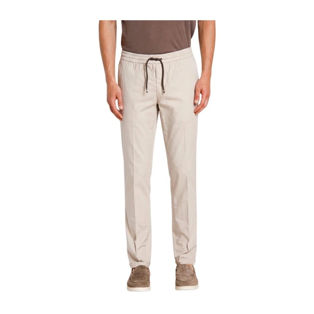 Mason's Herren Beige - New York Sack Chino Jogger - Trousers - S