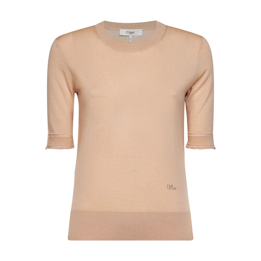 Chloé , Damen, Strickwaren, Rosa, M - Bild 5