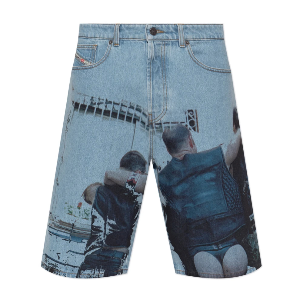 Diesel Herren Blau - Pr-D-Rixford-S Denim Shorts - Shorts - W33