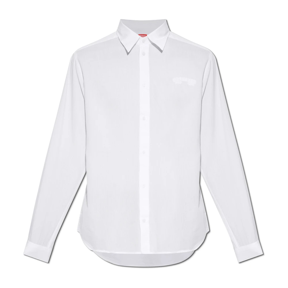 Diesel Herren Weiß - S-Simply-Jmck Hemd - Shirts - 3XL