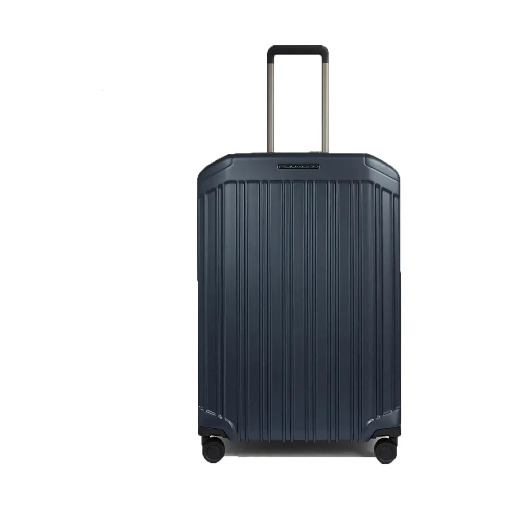 Piquadro Unisex Blau - Erweiterbarer Vier-Rad-Hartschalen-Trolley-Koffer - Suitcases - One Size