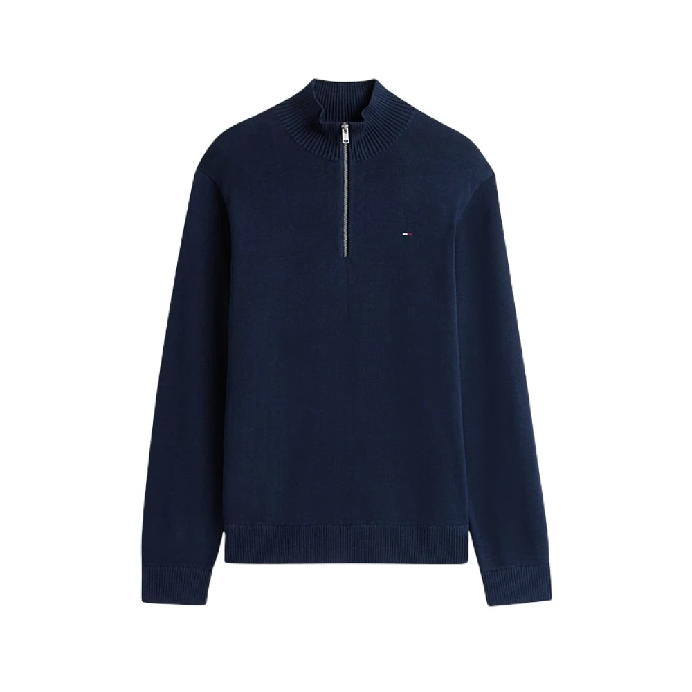 Tommy Jeans Herren Dunkelblau Tommy Hilfiger Troyer, Blau, Gr. Xl - Bild 12