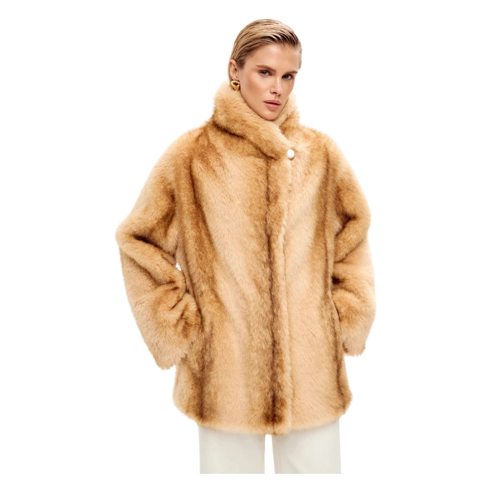 Cesare Gaspari Damen Beige - Faux Fur & Shearling Jackets - Jackets - M