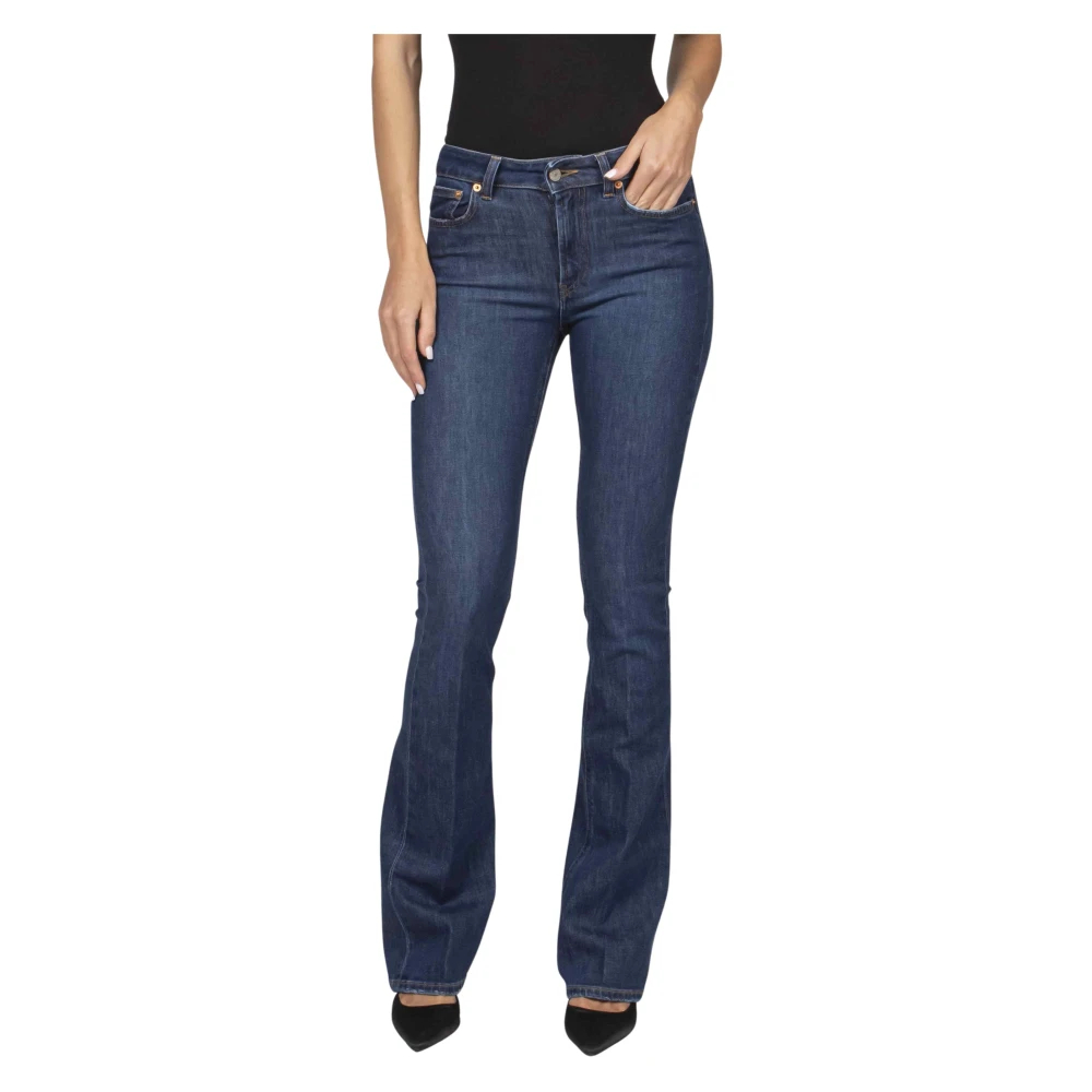 Dondup Damen Blau - Newlola Skinny-Fit Bootcut Jeans - Jeans - W29