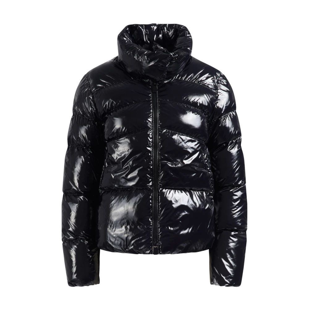 Pinko Damen Schwarz - Caban-Steppjacke Aus Crystal-Nylon - 40 - Bild 7
