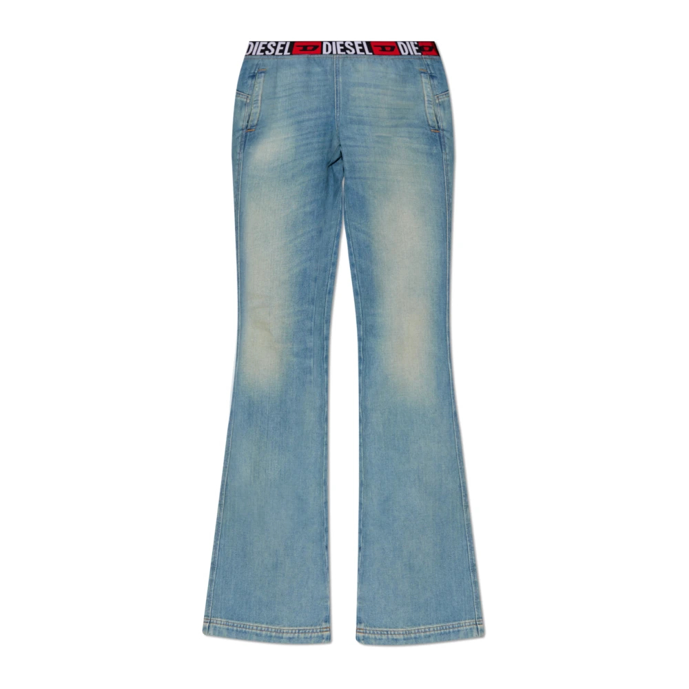 Diesel - Jeans Mit Offenem Saum D-Eby-S - Jeans - Damen - Blau - W29