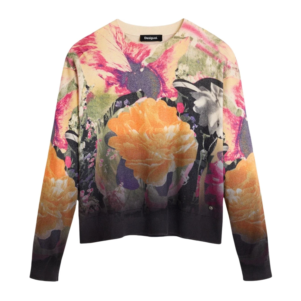 Desigual Damen Schwarz Bedruckter Lacroix-Pullover, M - Bild 7