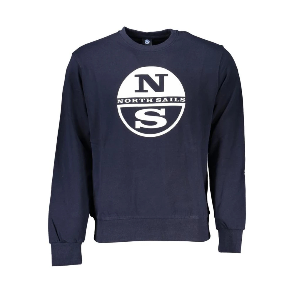 North Sails Herren Marineblau Rundhals-Sweatshirt Mit Klassischem Logo Extra Groß - Bild 4