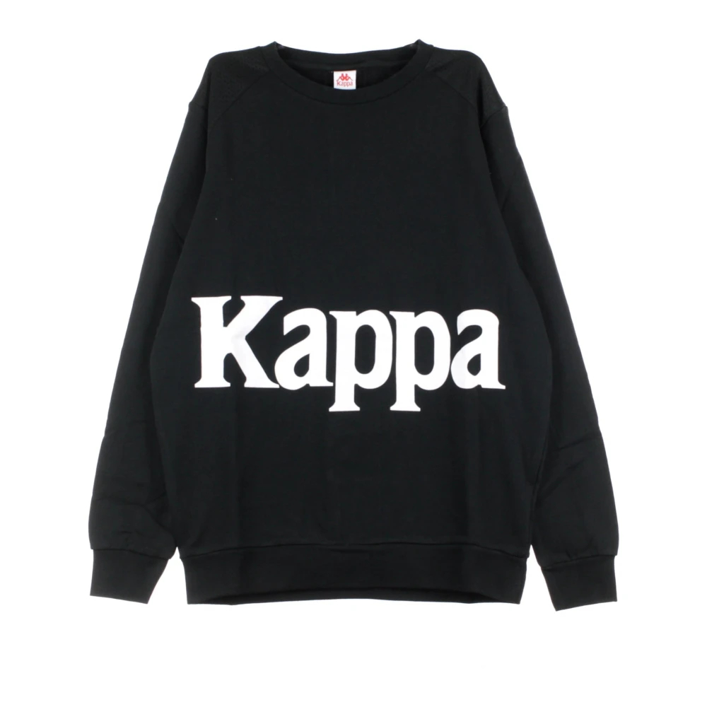 Kappa Herren Schwarz - Rundhals-Sweatshirt /Weiß - Sweatshirts & Hoodies - K - S