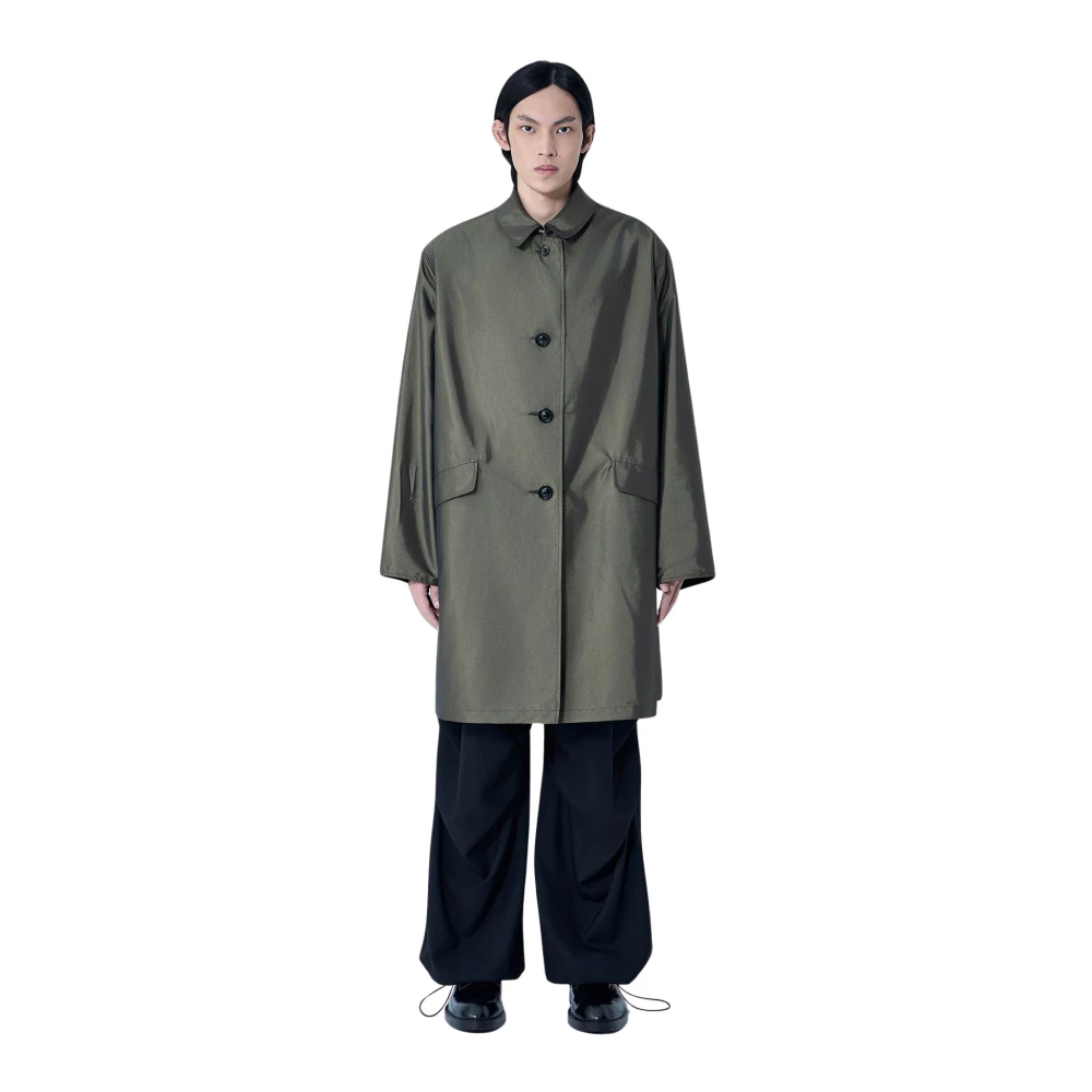 Maison Margiela - Oversized Reversible Coat - Coats - Herren - Grün - S