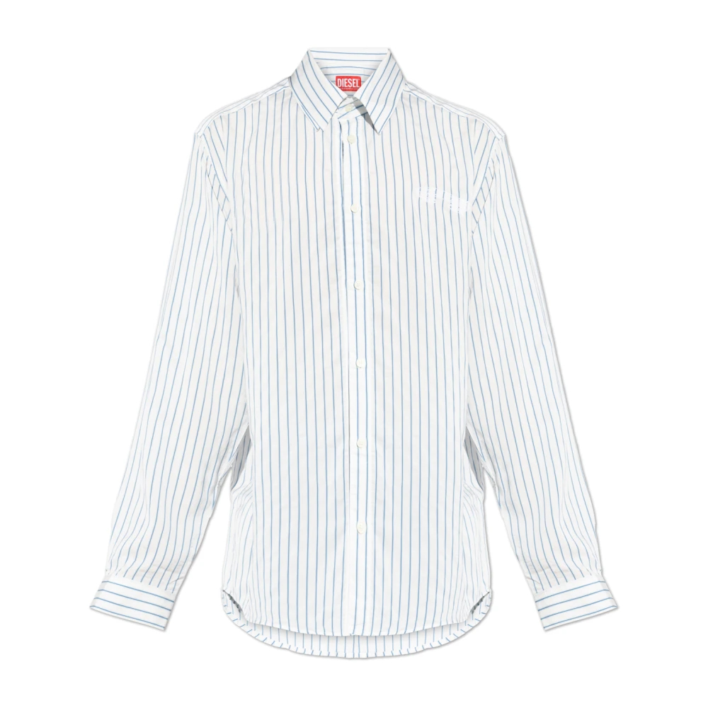 Diesel Herren Weiß - S-Simply-Agcl Hemd - Shirts - 3XL